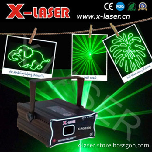 100mw Green Laser Light Animation Event Lighting